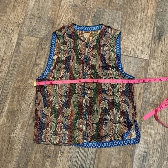 Handmade vintage paisley vest - Picture 3 of 4